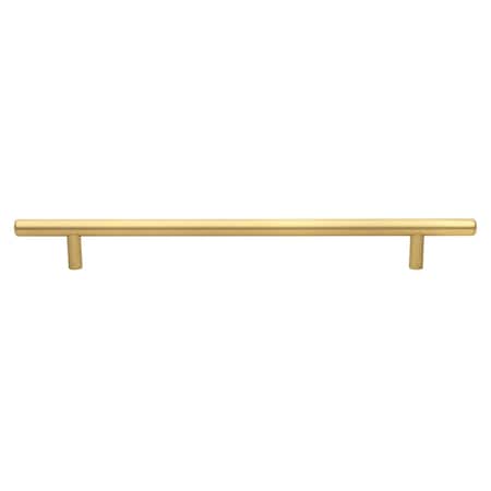 Gliderite Hardware 9 in. Center to Center Satin Gold Solid Steel Bar Pull - 5012-228-SG 5012-228-SG-1